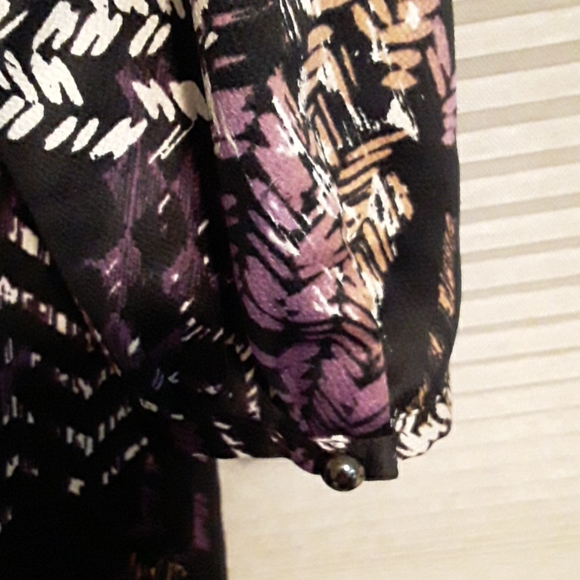 JM Collection long sleeve blouse - Picture 6 of 9